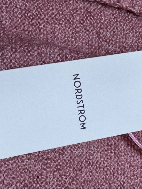 Nordstrom Elegant Pink Open Front Cardigan One Size Super Soft NEW - Picture 9 of 10